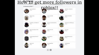 Roblox Follower Bot 2019 No Download
