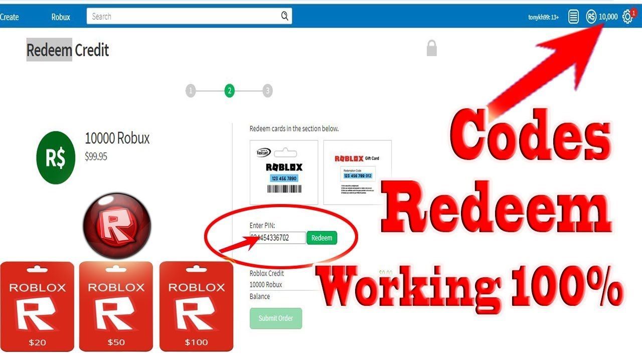 Roblox Card Redeem For Free